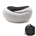 Experience Ultimate Comfort with Our Adjustable Memory Foam U-Shaped Travel Neck Pillow - Perfect for On-the-Go Relaxation!